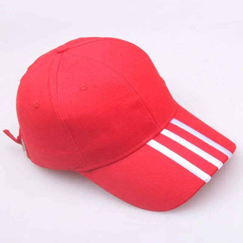 Baseballkasketter til mænd Casual bomuldsbroderede stribede snapback-hiphop-kasketter til kvinder Udendørs sportskasketter til mænd Gorras