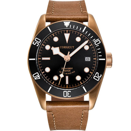 Luxury NH35A Corgeut 41mm Automatic Men Watch PVD Case Sapphire Military Male 10BAR wim Watches Luminous Mechanical WristWatches