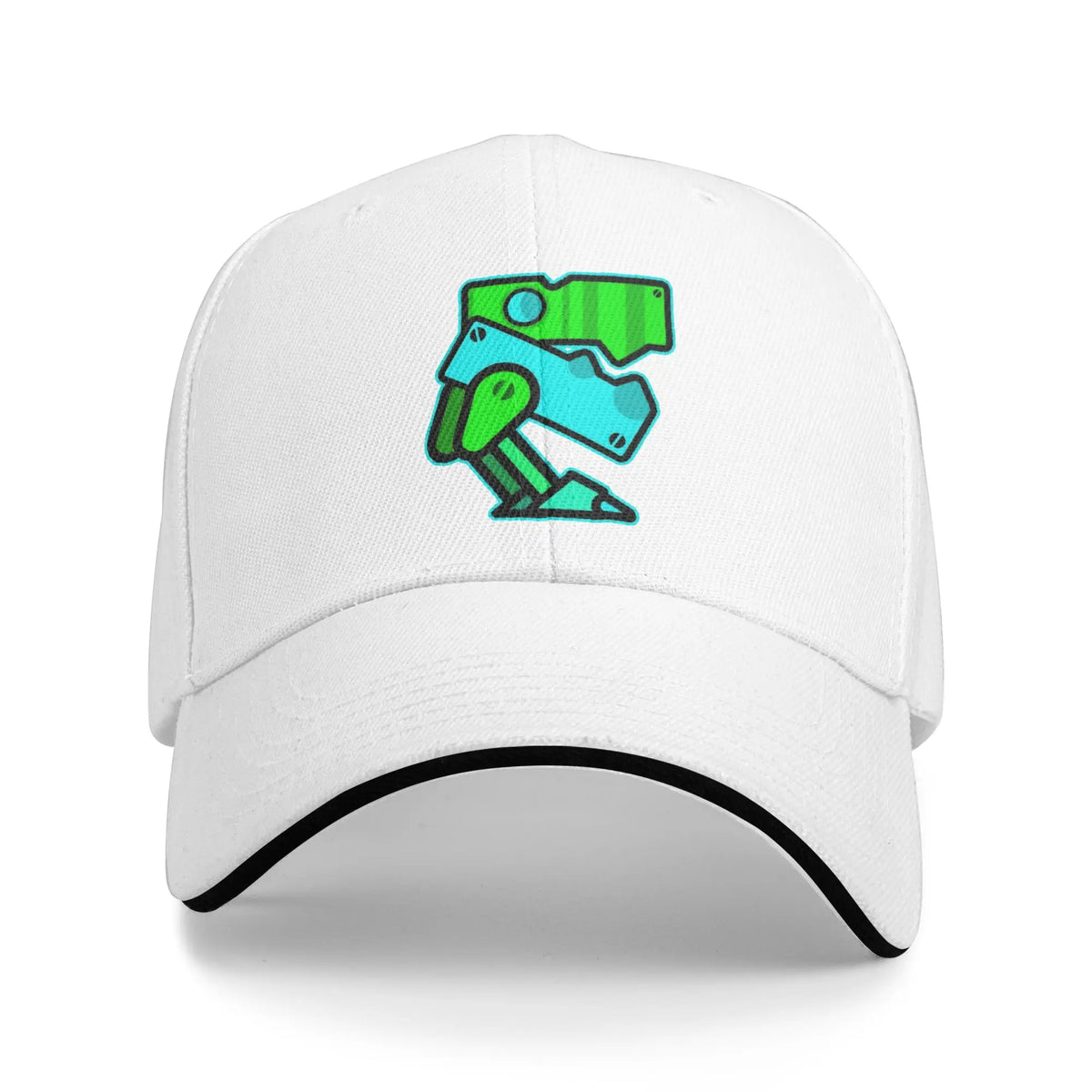 Geometry Gaming Cube Dash Baseballové čepice Hip Hop Extreme Demon Sandwich Cap Unisexový styl Nastavitelná čepice typu „dad hat“ Běh Golf