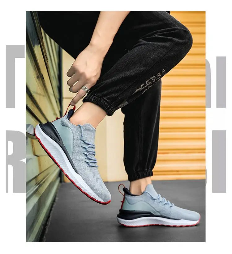 NEW Mijia Sport Shoes 4 Lightweight Ventilated Elastic Knitting Leisure Breathable Non-Slip Running Trainer Sneakers