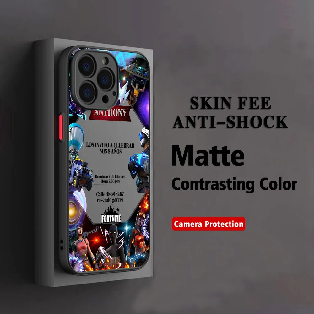 Hot Game F-Fortnite Phone Case For Samsung Galaxy A17 A07 A06 A56 A36 A26 A55 A14 A05 A15 A24 A25 A73 A04 A40E A25 A24 4G 5G