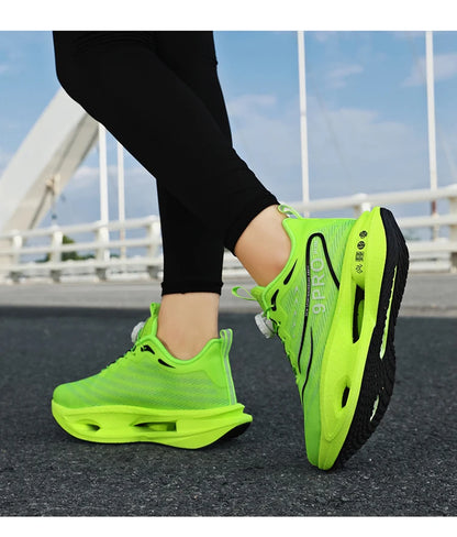 Zapatillas de running para hombre y mujer, transpirables, deportivas de competición, con amortiguación de carbono, ligeras, para jogging y entrenamiento masculino