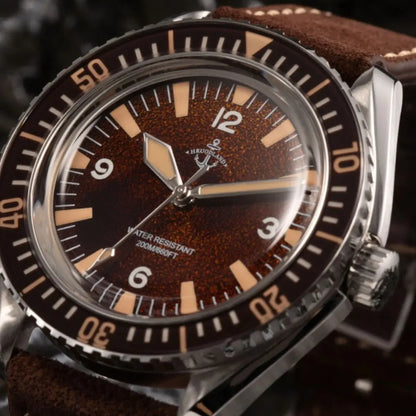 Hruodland 2026 new retro 41MM men's automatic mechanical watch Hangzhou K1 glass stainless steel waterproof 20Bar C3 reloj hombre