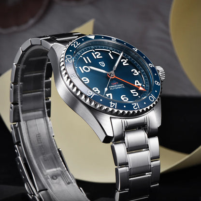 PAGANI DESIGN 2026 NEW Top GMT Men Automatic Mechanical Watches Pearl DG5833 Waterproof Luminous Sapphire Glass reloj hombre