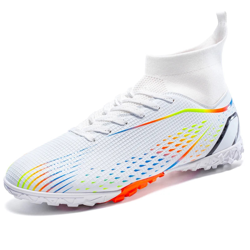 Nuove scarpe da calcio da uomo per erba, traspiranti e morbide, scarpe da calcio outdoor con tacchetti lunghi, comode scarpe sportive da allenamento da uomo