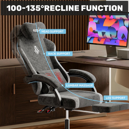 SUKIDA Gaming Chair Breathable Office Chair Office Chair Ergonomic High Quality Fabric Ergonomic PC Chair