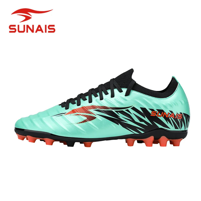 SUNAIS Chaussures de football pour hommes, entraînement sur gazon artificiel, antidérapantes, chaussures de football pour jeunes, chaussures d'entraînement sportif AG 835315
