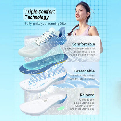 Onemix 2026 Wind Wings Breathable Speed Running Shoes for Men, Marathon Sports Casual Shoes for Women, Lightweight Men’s Outdoor Jump Rope Shoes