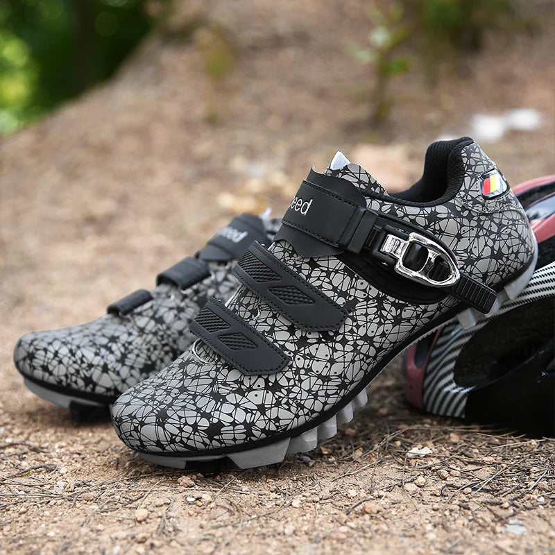 Men's Cycling Shoes Road Bike Sneakers Cleat Self-Locking Mountain Bike MTB Shoes Women's Road Bicycle Speed Best SPD Bike Shoes