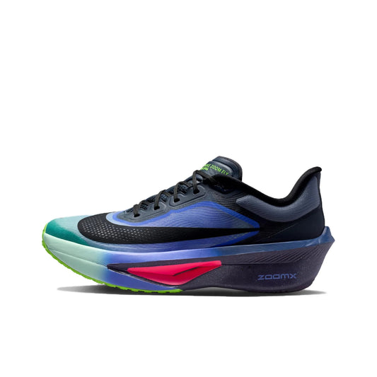 Nike Zoom Fly 6 Support Casual Marathon Running Shoes Men's Black Blue IO9572-400