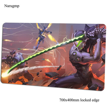 overwatch mouse pad 700x400x3mm gaming mousepad anime Personality office notbook desk mat Boy Gift padmouse games pc gamer mats