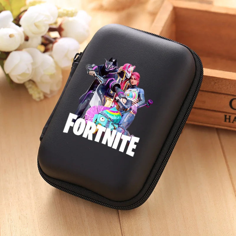 Nova Bolsa de Arrumação Fortnite Multifuncional para Cabos de Dados, Carregadores e Auriculares, Bolsa Protetora de Viagem, Presente de Aniversário para Crianças