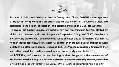 Boderry Field Watch VOYAGER Men's Watches 100M Waterproof Titanium Automatic Luminous For Seiko Movement Wristwatch