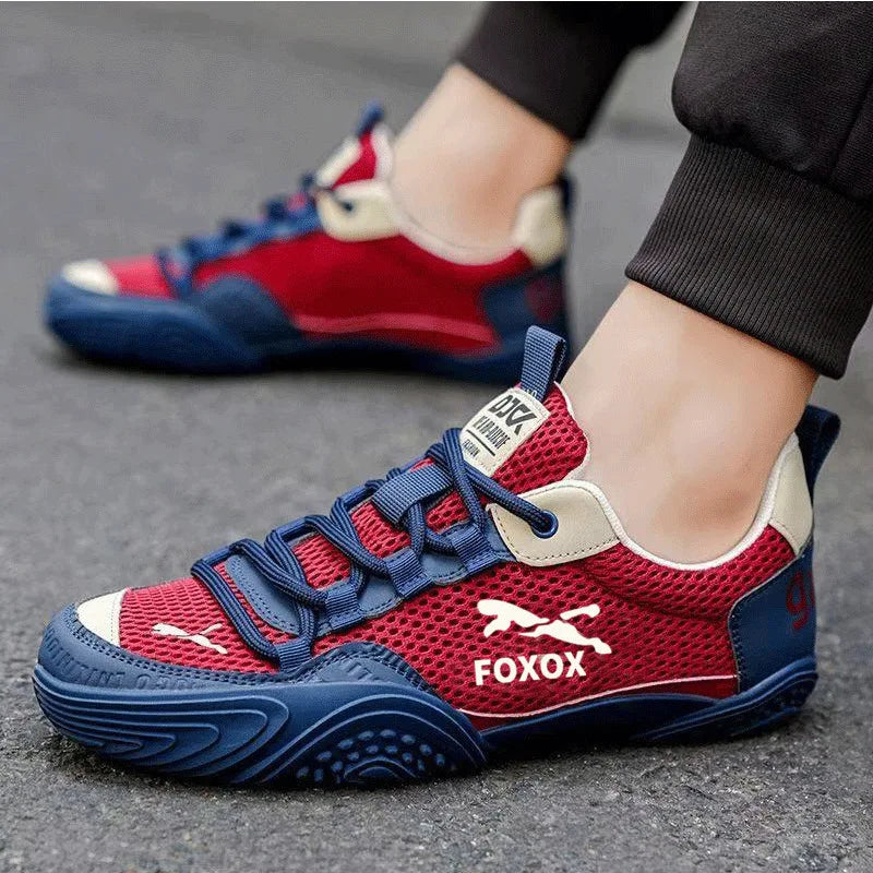 Scarpe da running da uomo traspiranti con tomaia leggera in mesh, suola morbida e confortevole, sneakers sportive casual, calzature estive di tendenza