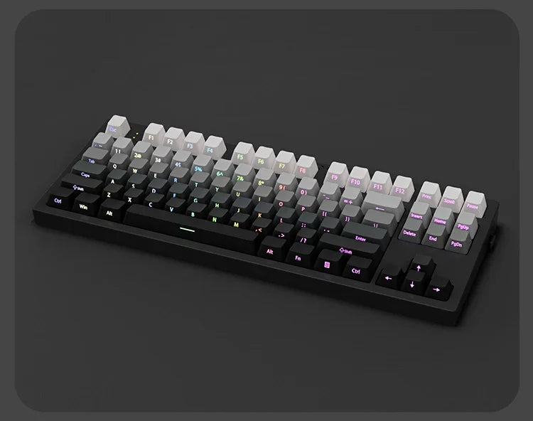 2025 Original Daylight Keycaps PBT Translucent, Side-engraved OEM 136 Keys, Customized To Fit 60/84/98/108 Mechanical Keyboards.