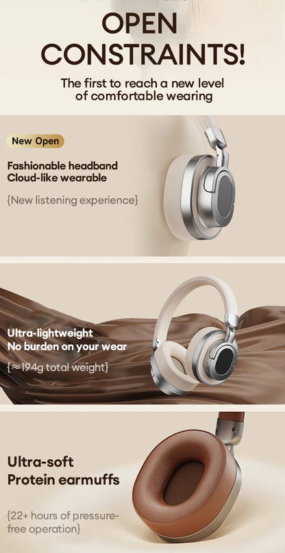 Cuffie over-ear Lenovo LE602 Bluetooth 6.0 – Headset gaming HiFi stereo ANC wireless e cablato con microfono ENC HD