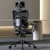 Ergonomic Office Computer Chair with Lumbar Support, Reclining Gaming Chair, Breathable Mesh Desk Chair, Adjustable Swivel Executive Chair for Long Sitting