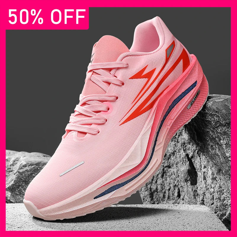 Zapatillas deportivas unisex de moda con cordones, amortiguación, antideslizantes y con rebote, calzado de entrenamiento para running, nuevas zapatillas fitness para exterior 2026