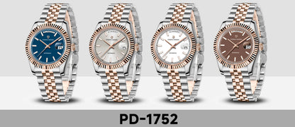 PAGANI DESIGN Enamel Dial 2026 New DD36 Men's Watches Silver Gold Luxury Automatic Watch Men Waterproof Mechanical Wristwatch