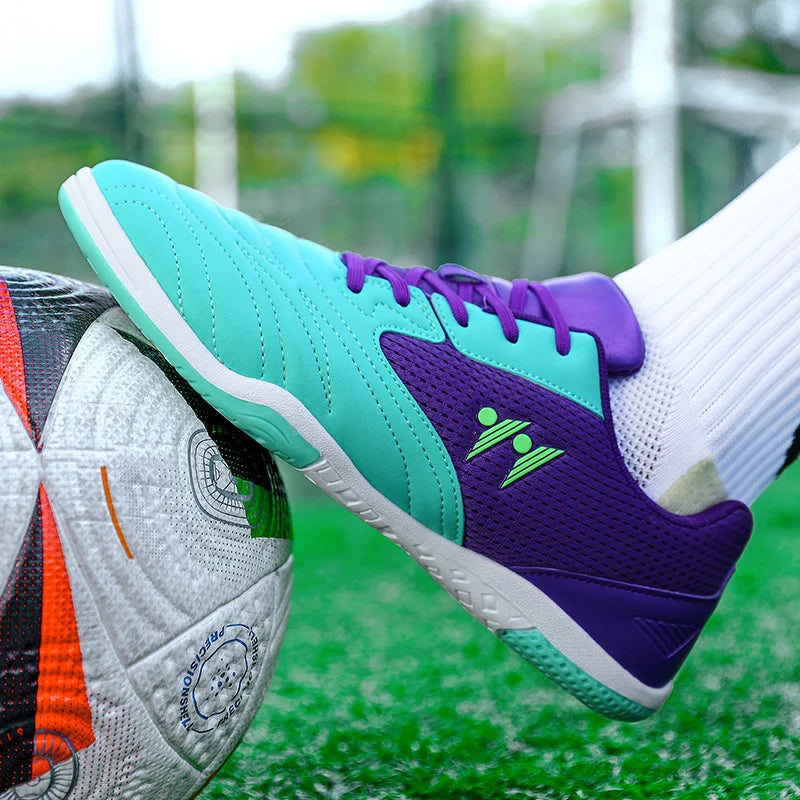High-Quality New Men's Football Boots Grass High-Top Futsal Sneakers Soccer Shoes Non-Slip Match Indoor Hot-Selling Outdoor Sports