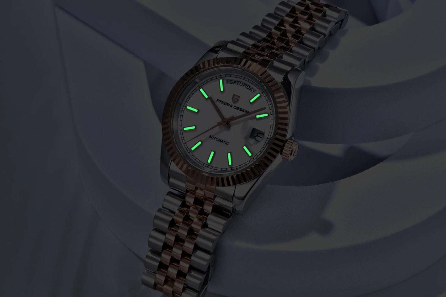 PAGANI DESIGN Enamel Dial 2026 New DD36 Men's Watches Silver Gold Luxury Automatic Watch Men Waterproof Mechanical Wristwatch