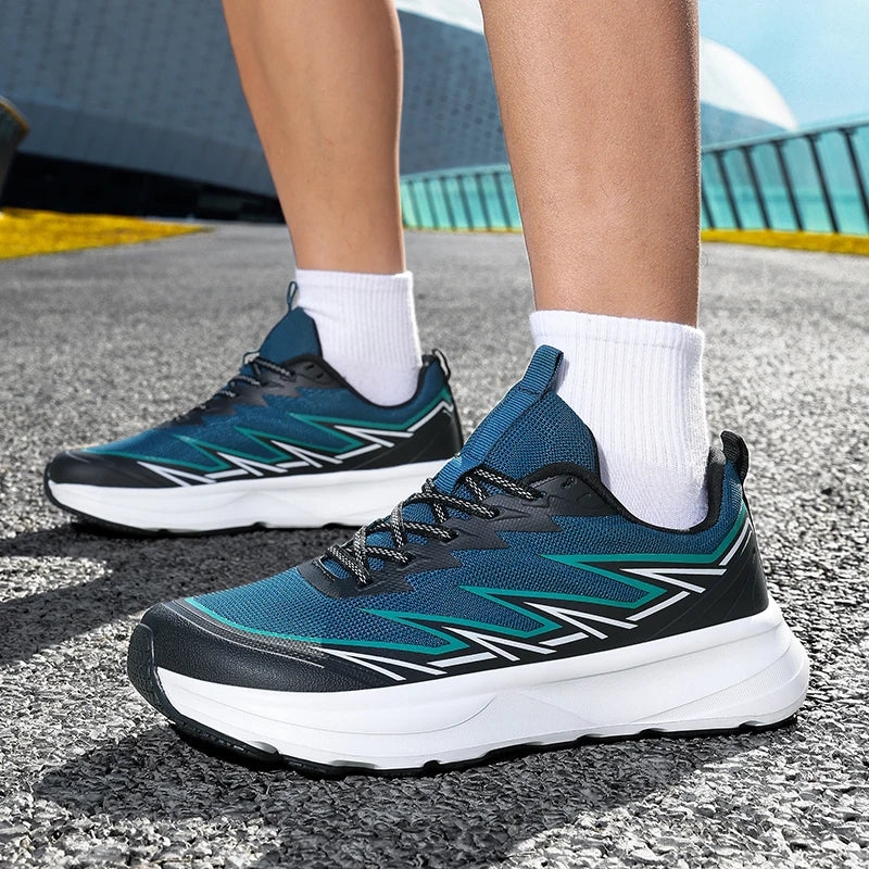 Men's Sports Shoes Wide Last Comfortable Breathable Mesh Outdoor Fitness Shoes 2026 New Fashion Versatile Commuting Sports Shoes