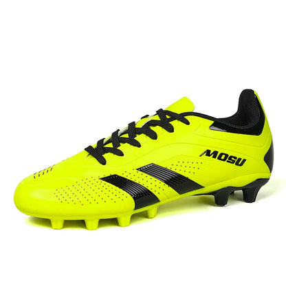 Novas Chuteiras de Futebol para Homem e Mulher, Sapatilhas Desportivas de Interior e Exterior com Pitons Longos e Pitons Partidos para Tapete de Treino de Futebol