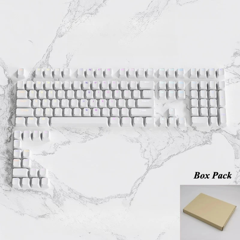 133+ tasti OEM Profile Gradient Keycaps per tastiera meccanica da gaming con switch Cherry MX, PBT retroilluminati RGB, layout ISO, keycap