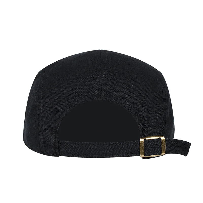 ON THE MOMENT Casquette de baseball 5 panneaux en coton Casquettes snapback Casquettes « Bone » pour homme Casquettes hip-hop originales pour hommes et femmes, réglables