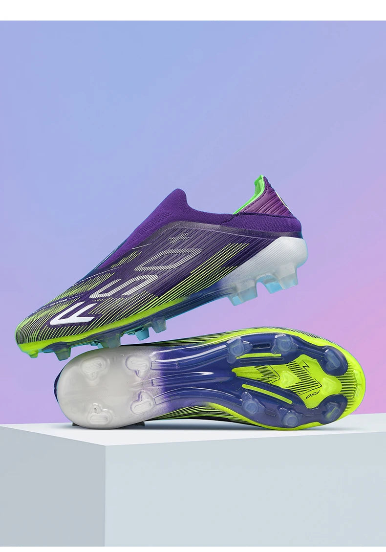 New Men Football Boots Non-Slip Match Grass Cleats High-top High-quality Soccer Shoes Futsal Sneakers Indoor Hot-selling Outdoor