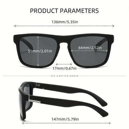 7Pairs Special Offer Square Polarized Sunglasses Anti Glare Sun Shades For Summer Party Vacation Travel Driving Fishing Glasses