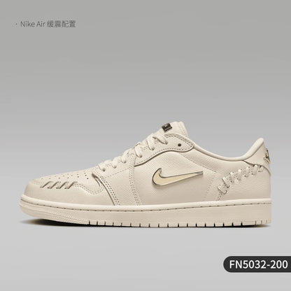 Nike Authentic Air Jordan 1 MM Low Small Gold Hook Women's Sneakers FN5032-200