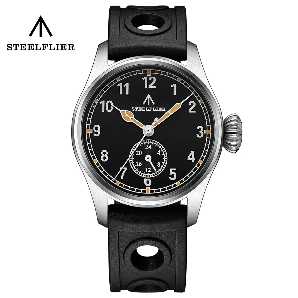 Relógio de Pulso de Quartzo de Luxo STEELFLIER Official SF746, Luminoso Suíço, Movimento Silencioso VH60, 20Bar, Impermeável, Multi-Fuso Horário