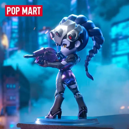 POP MART Overwatch Play of The Game Series Caixa Mistério Original Blind Box Surpresa Figuras de Ação Anime Adoráveis Ornamentos Figurinhas