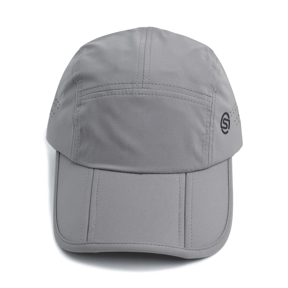 Spring Summer Outdoor Foldable Sport Breathable Baseball Cap Men Women Soft Dad Hat Adjustable Casual Trucker Style Low Profile