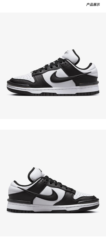 Sapatilhas casuais minimalistas Nike oficiais e autênticas para mulher, respiráveis, com atacadores e sola grossa DZ2794-001