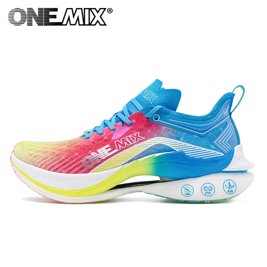 ONEMIX Carbon Plate Marathon Running Racing Shoes Professional Stable Support Shock-relief Ultra-light Rebound Sneakers