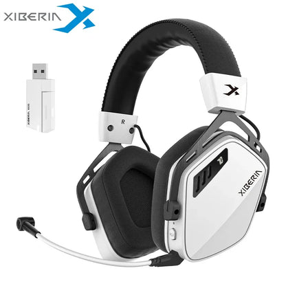 XIBERIA Wireless Gaming Headphones K03S Pro 7.1 Surround Sound 2.4GHz 4 Mode Headsets Gamer 2000mAh Battery Low Latency IEM