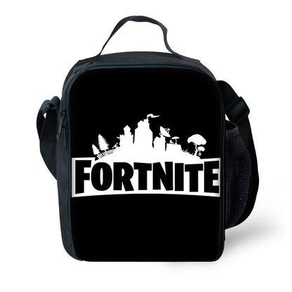 New Game FortniteS Child Insulated Large Capacity Bag for Boy and Girl Student Outdoor Picnic Resuable Thermal Cooler Lunch Box
