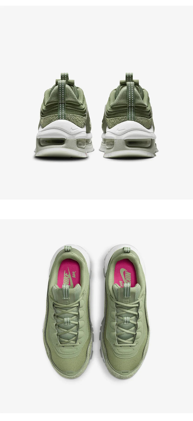Γυναικεία παπούτσια τρεξίματος Nike Air Max 97 με αερόστρωμα και αναπνέουσα κατασκευή FB4496-300