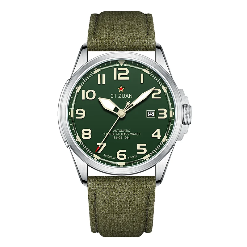 Seagull D581 Men's Automatic Mechanical Watch Military Retro Fashion Clock  Luminous Waterproof Sport Wristwatch Mens Gift
