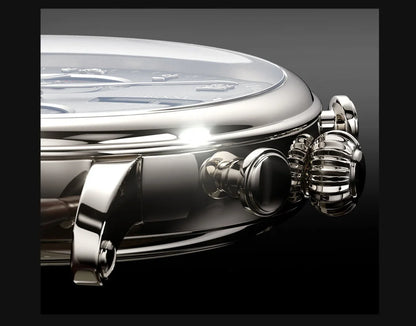 Reloj de lujo suizo LOBINNI para hombre, mecánico automático con calendario perpetuo, cristal de zafiro y multifunción L13019-8