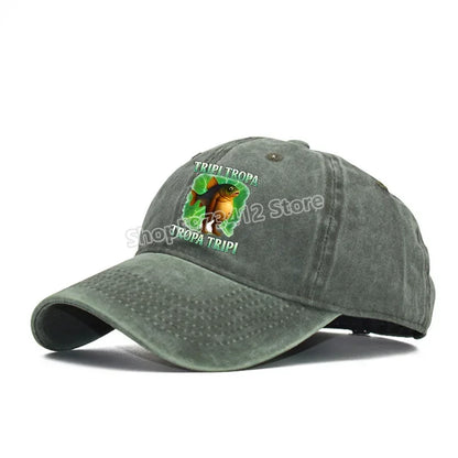 Italienisch Brainrot Damen Herren Mützen Kinder-Baseballmütze Accessoires Mütze Jungen Mädchen Mützen Verstellbar Herren Trucker-Mütze Sonnenhut Kinder Geschenk