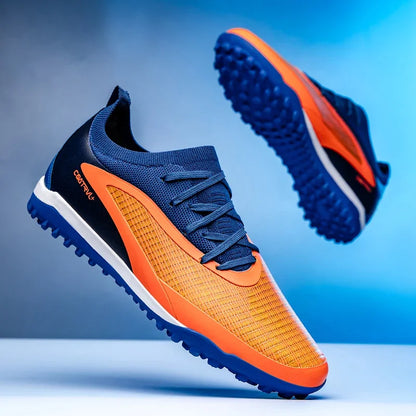 Chuteiras de futebol novas para homem, com pitons para exterior, respiráveis, adulto, antiderrapantes, calçado de futebol desportivo, pitons longos, treino, rapaz, jogo, confortáveis