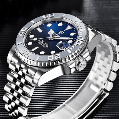PAGANI DESIGN V2 Japan Movement 40MM Luxury Men's Mechanical Watch Sapphire Glass Ceramic Bezel Automatic Diving Watches for Men