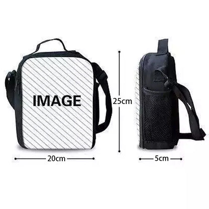 Mochilas Infantis com Design de Jogo Popular, Saco de Almoço e Estojo, Mochilas Escolares de Grande Capacidade para Alunos, Rapaz e Rapariga, Melhor Presente F-FortniteS