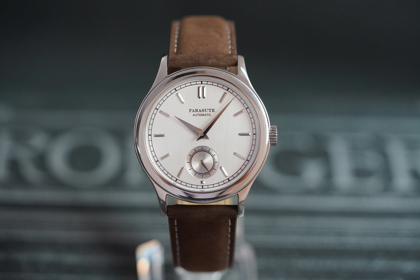 FARASUTE New Hangzhou Customized Movement Automatic Mechanical Wristwatch For Men Sapphire Stainless Steel 5Bar Waterproof Watch
