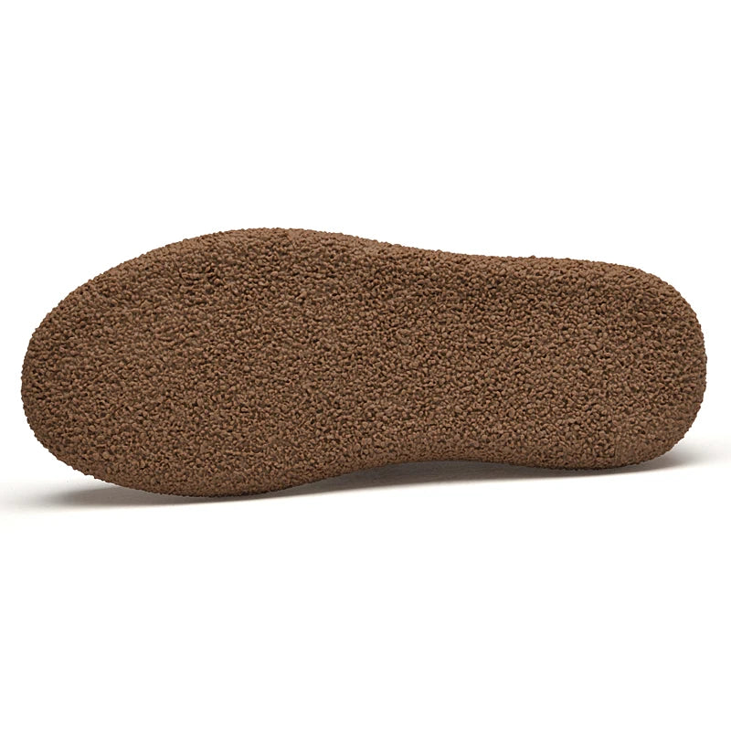 Pantofi casual din piele de căprioară pentru bărbați, de marcă de lux, din piele naturală, realizați manual, cu design antiderapant, pentru primăvară și toamnă