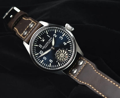 Hruodland 2025 New Pilot ST3620 Men's Manual Mechanical Watch 43MM Sapphire Waterproof 10Bar BGW-9 Retro Watch for Men