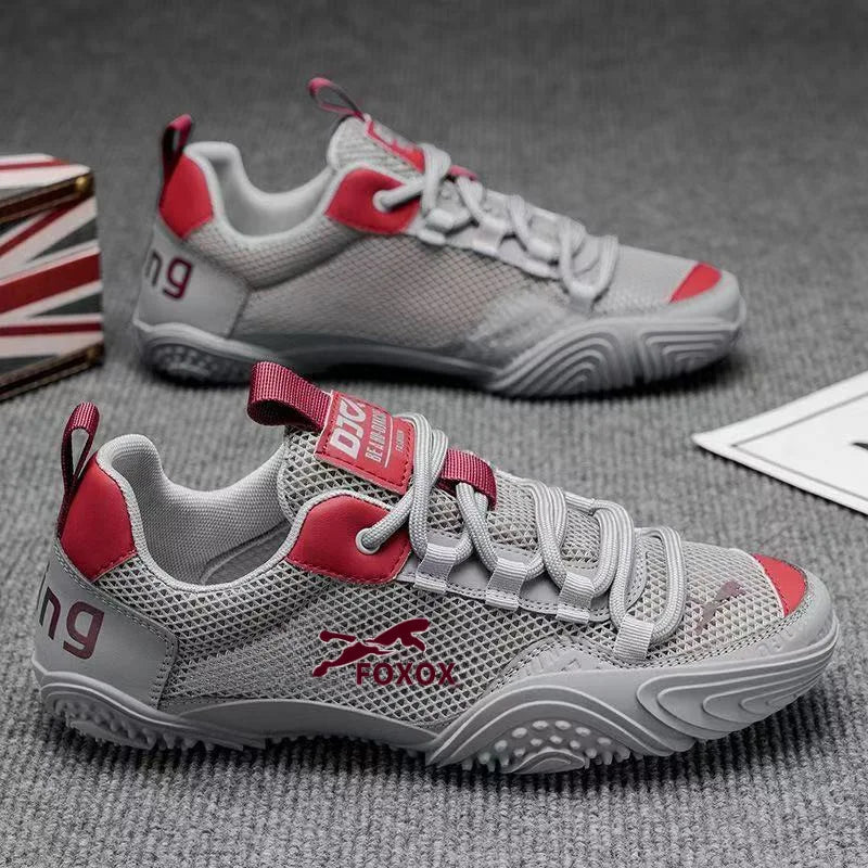 Scarpe da running da uomo traspiranti con tomaia leggera in mesh, suola morbida e confortevole, sneakers sportive casual, calzature estive di tendenza